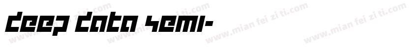 deep data semi字体转换